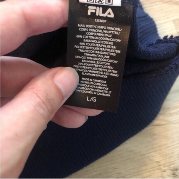 Fila Crewneck Navy Blue Sweater - Picture 4 of 7